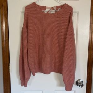 A new day pink sweater